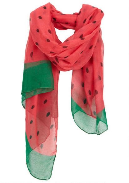 Watermelon Oblong Scarf - View All Accessories - Accessories - dELiA*s